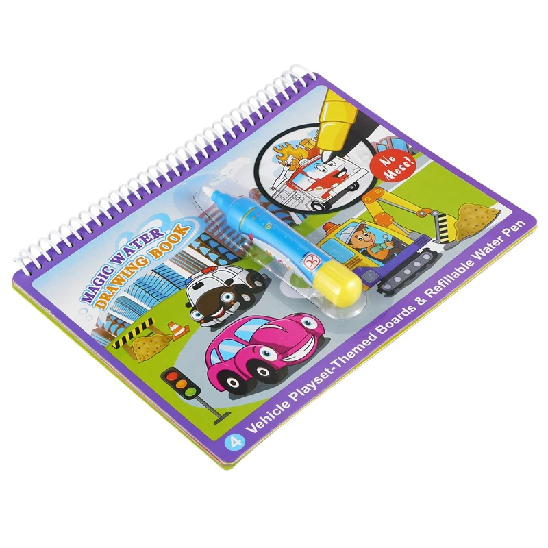 2Pcs COOLPLAY Magic Water Drawing Book Coloring Doodle with Pen Painting Board for Kids Toys Toy Birthday Gif |