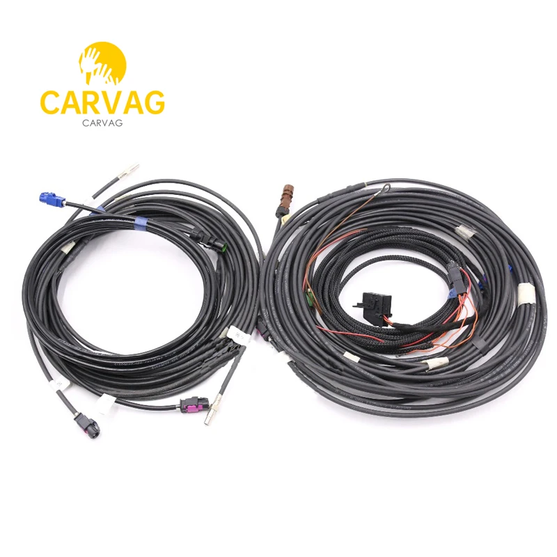 

For Audi A4 A5 A6 C7 B9 8W Q7 4M Q5 MLB Original 360 Environment Rear Viewer Camera Install harness Wire Cable