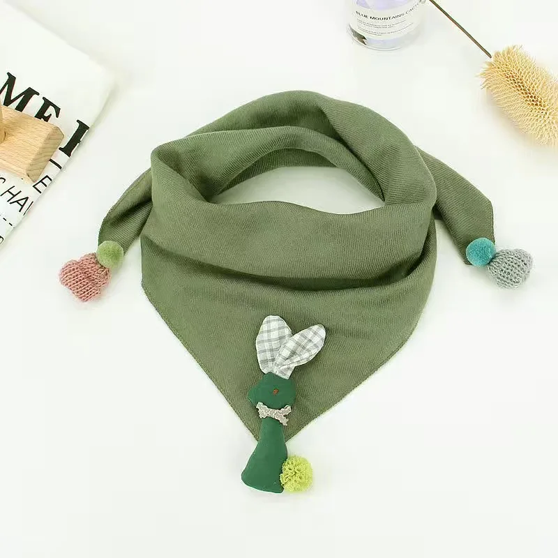 

High Quality Cute warm and comfortable Children's scarf baby cute cartoon plush scarf girls kids thickened warm collar