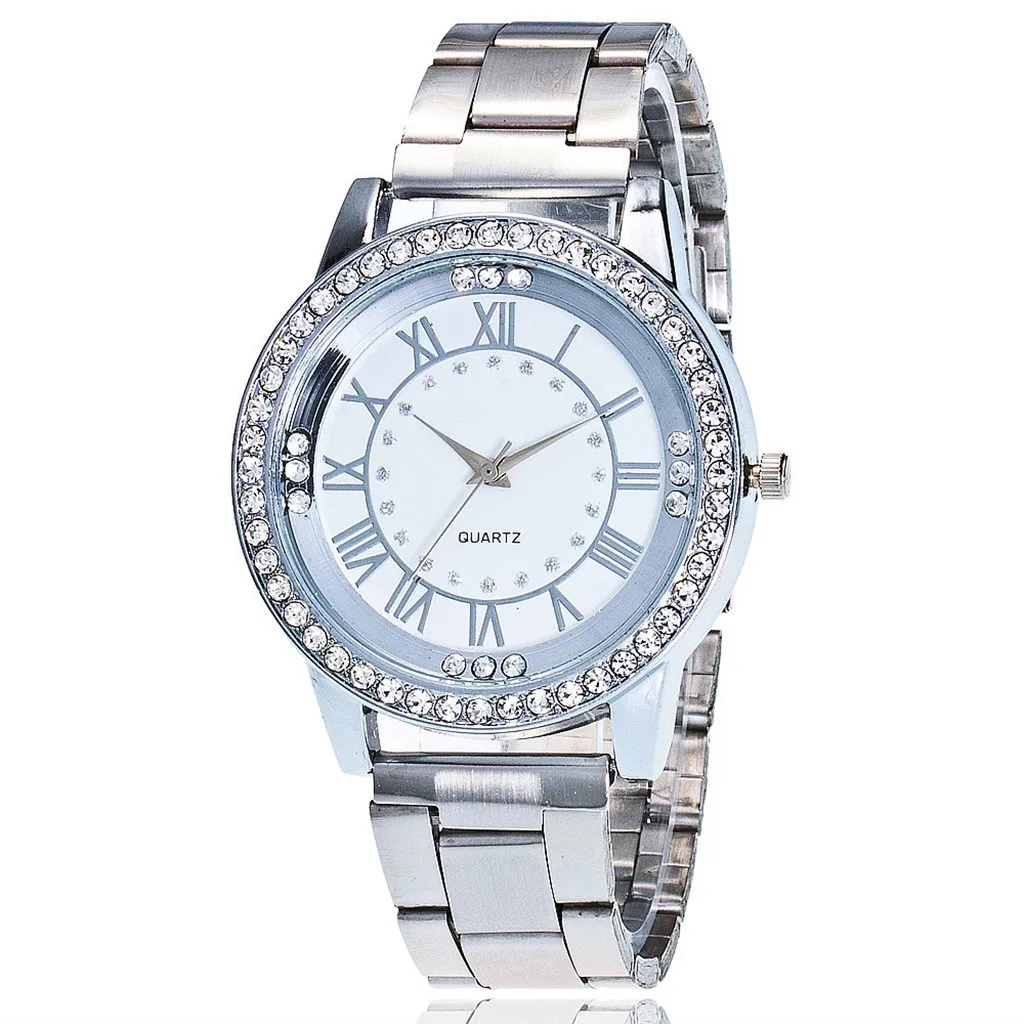 

2021 New Fashion Women's Watch Stainless Steel Top Brand Luxury Sports Chronograph Quartz Watch Men Relogio Masculino #3