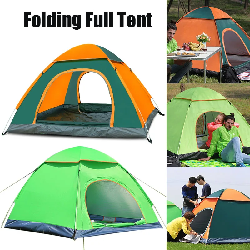

Outdoor Automatic Camping Tent Folding Fast Open Travel Beach Camp Garden Sun Shade Tent BHD2