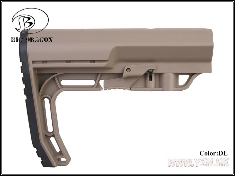 CB EmersonTactical шток Миссия винтовка M4 шток Jinming Mil Тактический MF после ухода за спиной Тактический минималистичный шток миссии гелевый шар - Цвет: CB