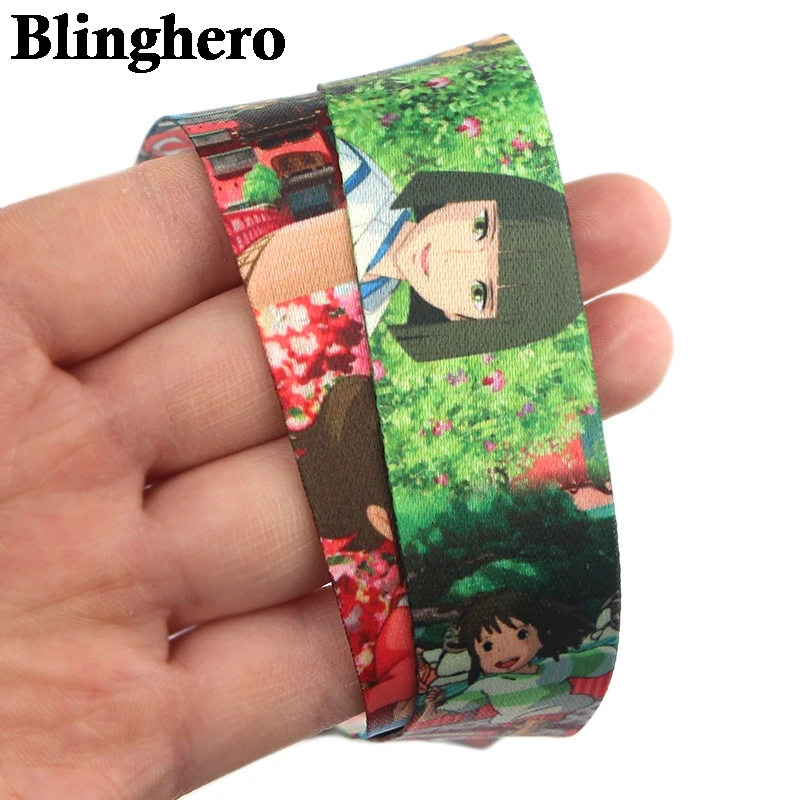 

CA818 Spirited Away Lanyards Cool Neck Strap Mobile Phone Keys ID Card Holder Lanyard For Keys DIY Hanging Rope Lanyards
