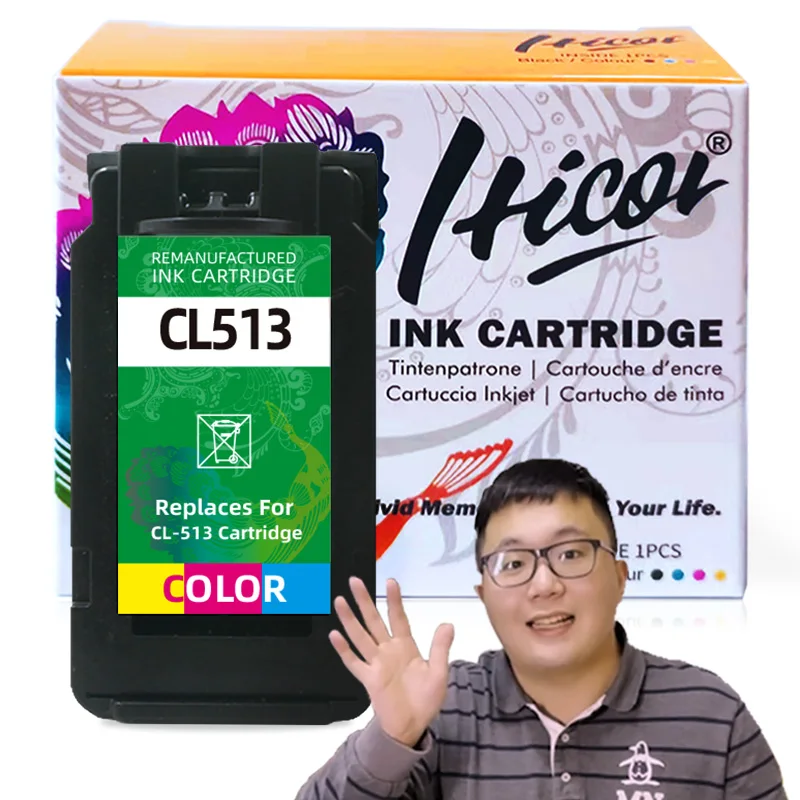 Картридж с чернилами Hicor для Canon PG-512XL 512 513 используется Pixma mp250 mp230 mp280 ip2700 mp240 mp495 -