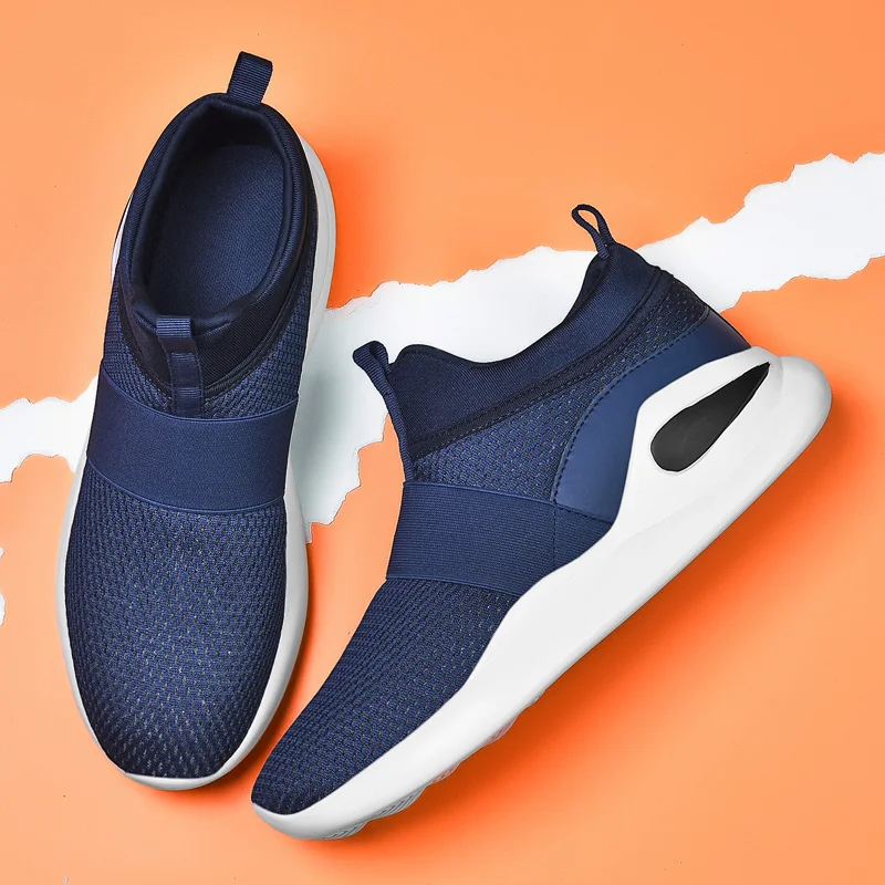 

2019 Men Sneakers Fashion Zapatos De Hombre Lightweight Breathable Footwear Men Casual Shoes Chaussures De Course Pour Hommes