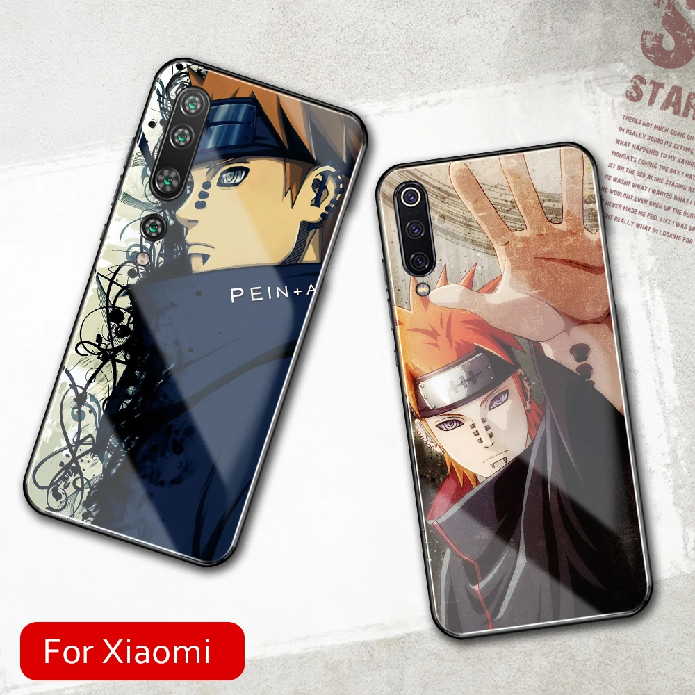 Чехол из закаленного стекла для Xiaomi Mi Play жесткий чехол накладка Наруто 5 6 6x A2 Redmi