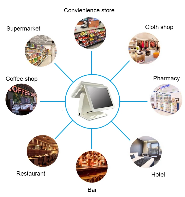 ComPosxb pos system 15 inch Resistive screen Pos all in one terminal machine for lottery | Компьютеры и офис