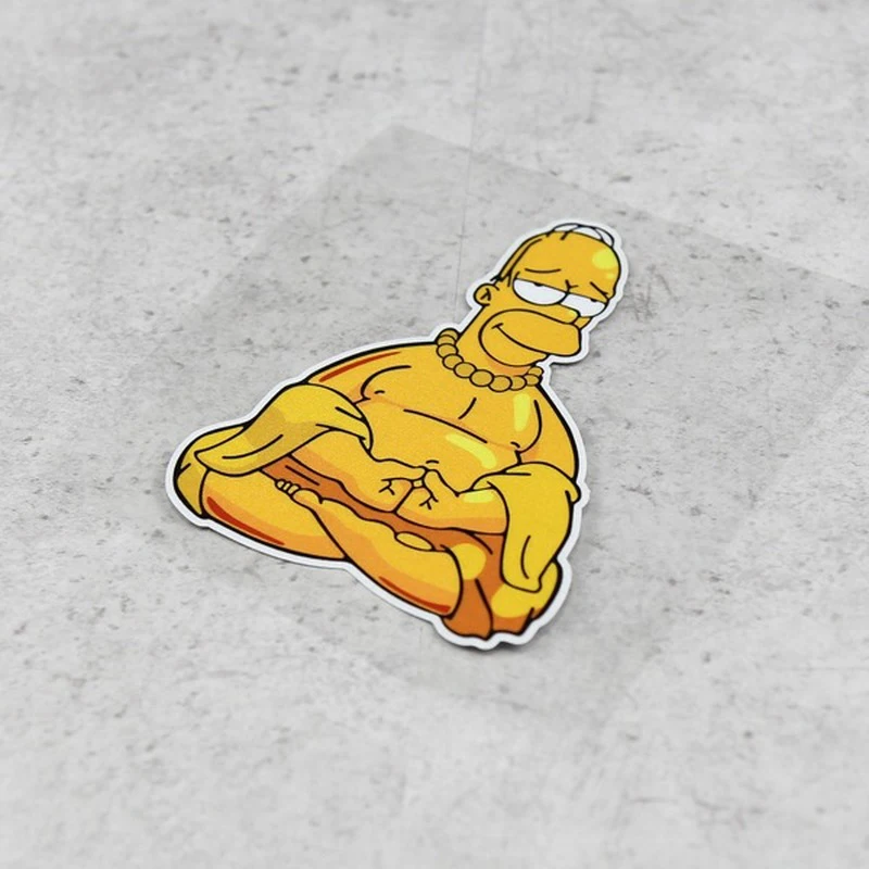 

LuLuSticker #189 8,8x12 см Водонепроницаемая мультяшная статуя Будды светоотражающие наклейки на окна двери автомобиля и мотоцикла