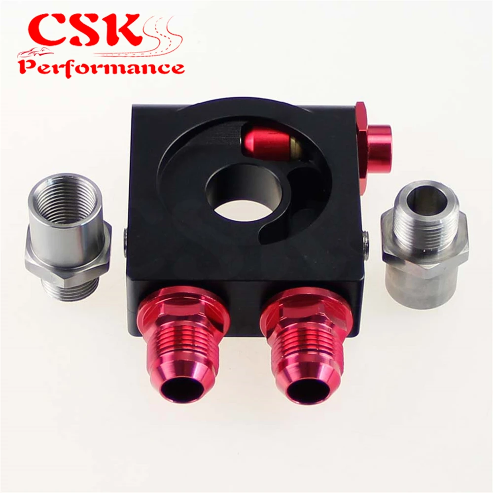 AN10 Масляный радиатор фильтр термостат сэндвич пластина адаптер 3/4 &quot16 UNF/M20 X1.5