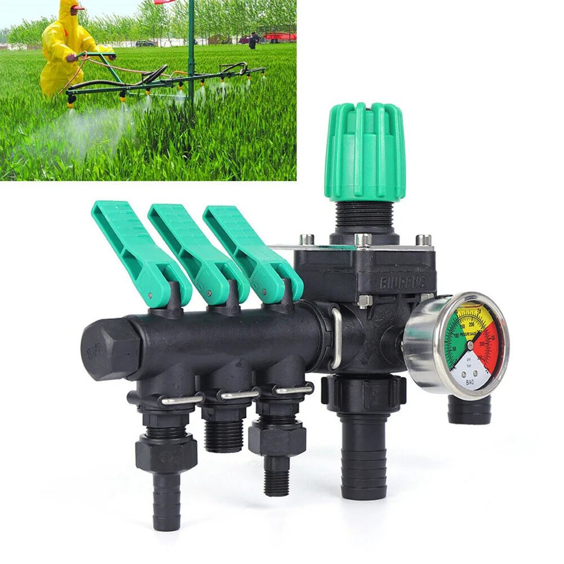 

Hose Splitter Garden Lawn Agricultural Home Quick Practical Watering Tap Faucet Accessories 3 Way Irrigation Yard Connector
