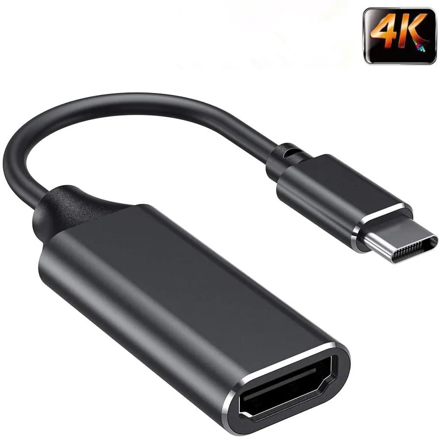 Кабель-переходник с Type C на HDMI Ultra HD 4k USB 3 1 HDTV для MacBook Chromebook Samsung S8 S9 | Электроника
