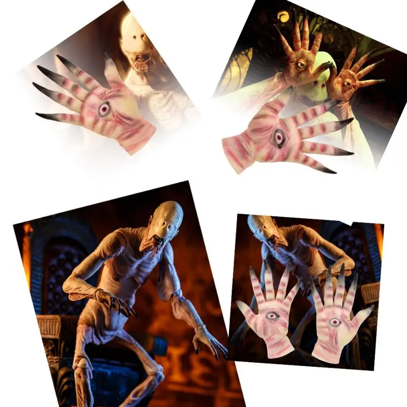 Кастрюли лабиринт бледный человек Косплэй костюм реквизит жуткий латекс