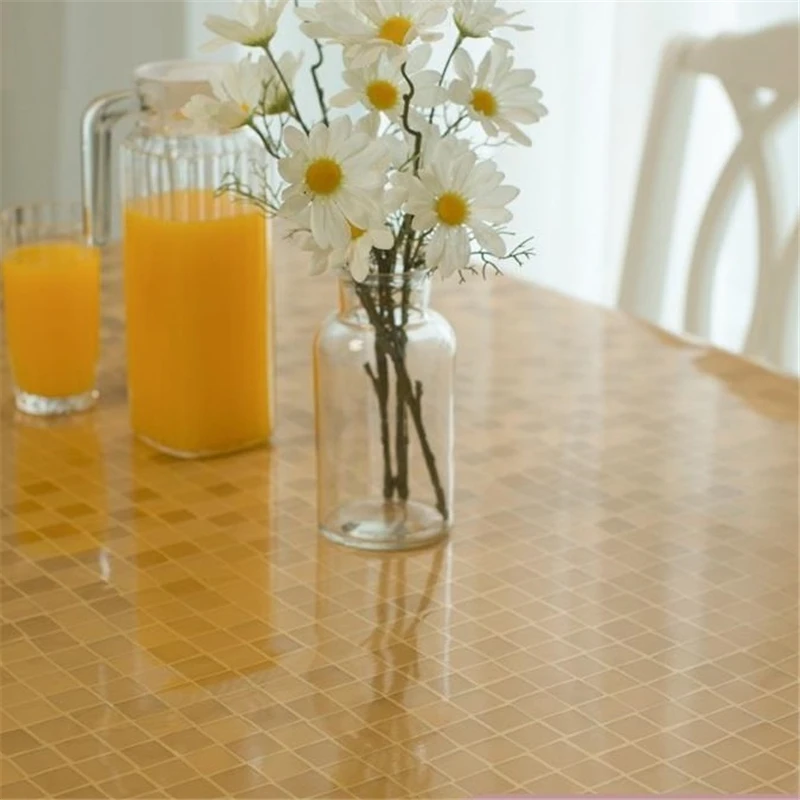 Пластиковый обеденный прозрачный чехол Tafellaken прямоугольный наппа Toalha De Mesa ПВХ