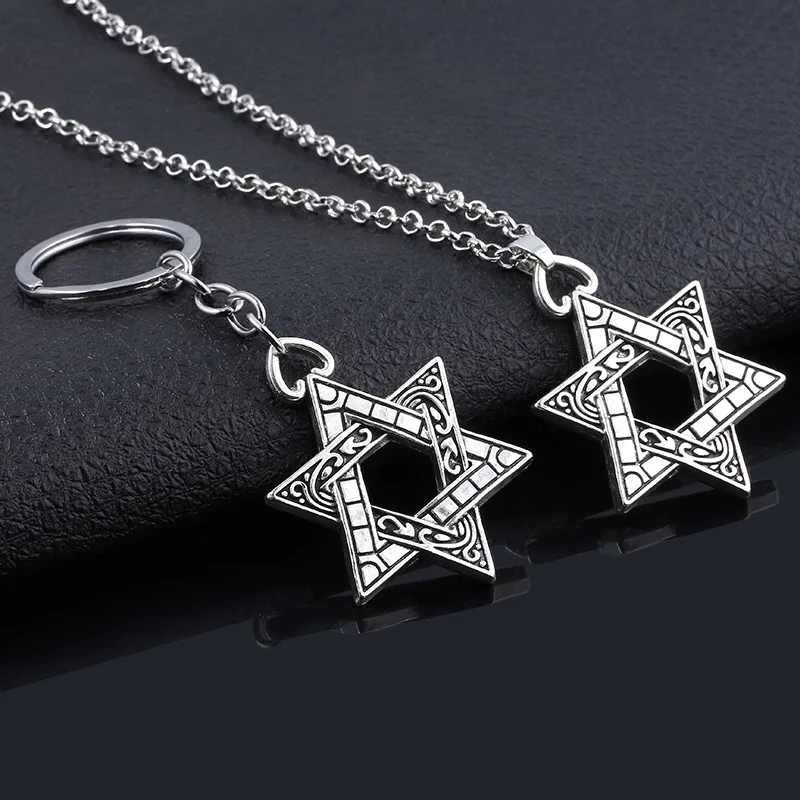 MIDY горячие ожерелья с гексаграммой для мужчин и женщин Классическая Звезда