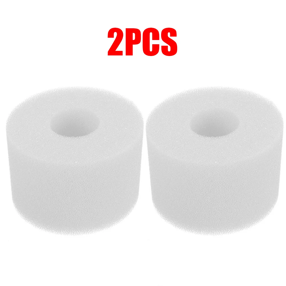 2 шт фильтр губка пена белый многоразовые Фильтры Картридж для Intex S1 Тип