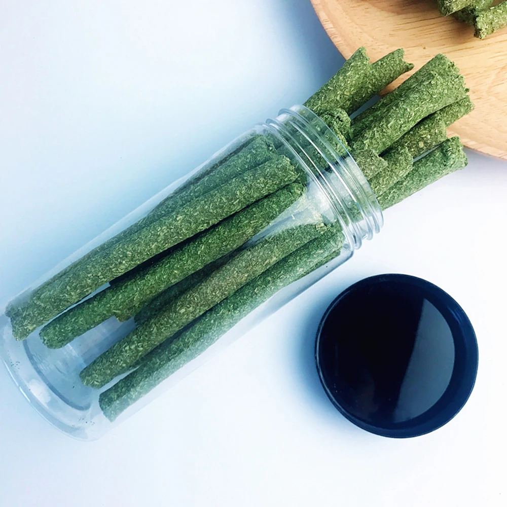 20 шт./лот маленькие животные трава жевательная палочка игрушка для закуски