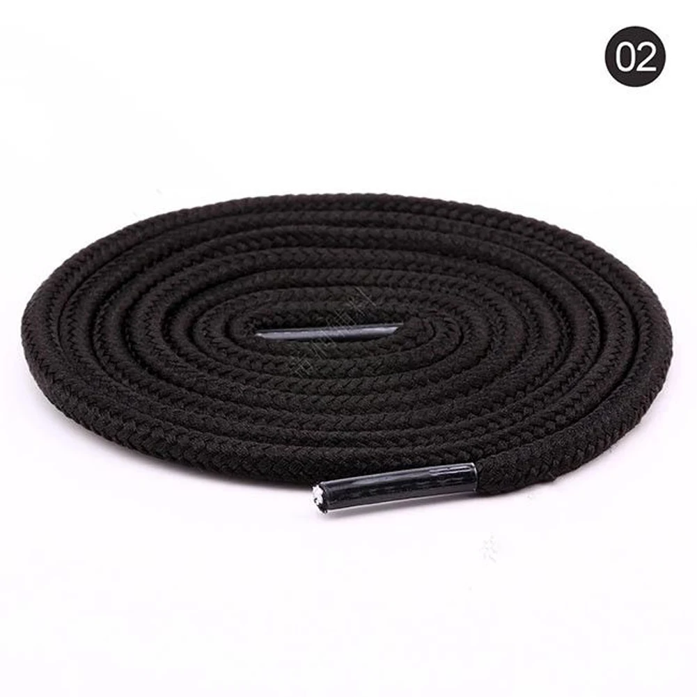 100cm/150cm Long of Round Shoelaces Shoe Strings Shoe Laces Cord Ropes for Boots Sneakers Unisex Rope Multi Color Waxed