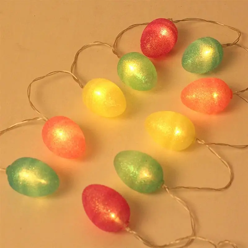 10 светодиодов пасхальные яйца гирлянда Ярмарка Свет s праздник патио Рождество