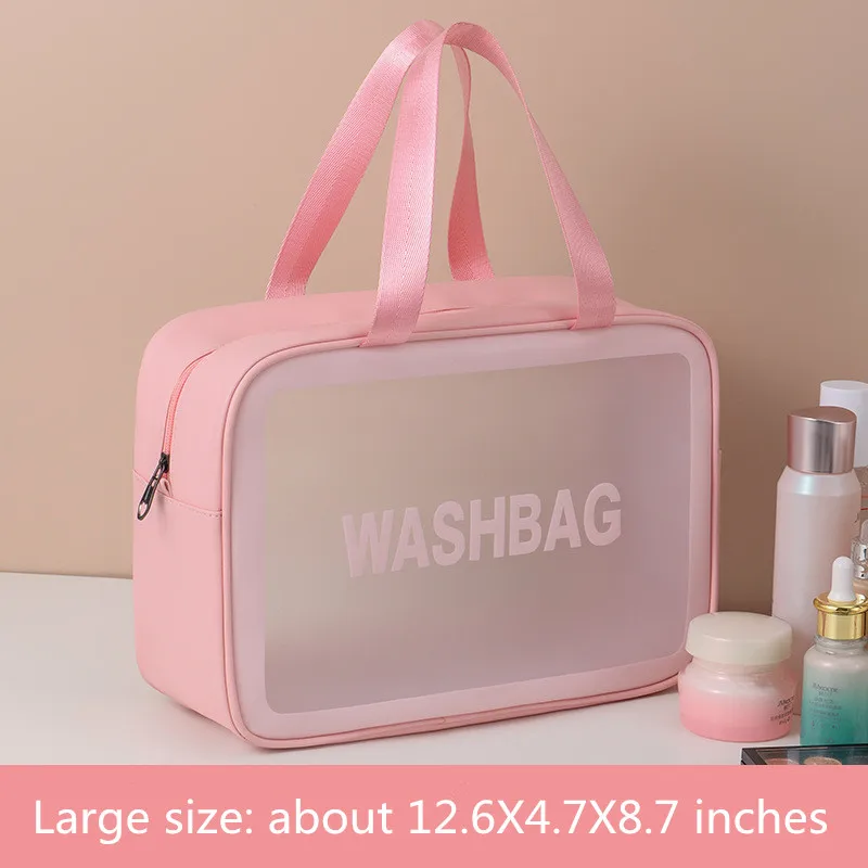 Дорожная сумка для хранения косметичка прозрачная ухода за кожей ванной комнаты