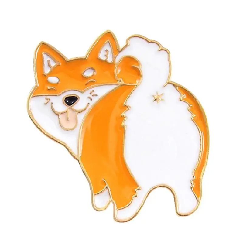 Мультяшная милая собака заколки Брошь милый рюкзак значки новинка ювелирные