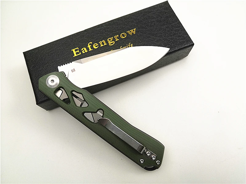 Складной нож Eafengrow EF959 ручка из G10 D2 для ежедневного использования кемпинга охоты