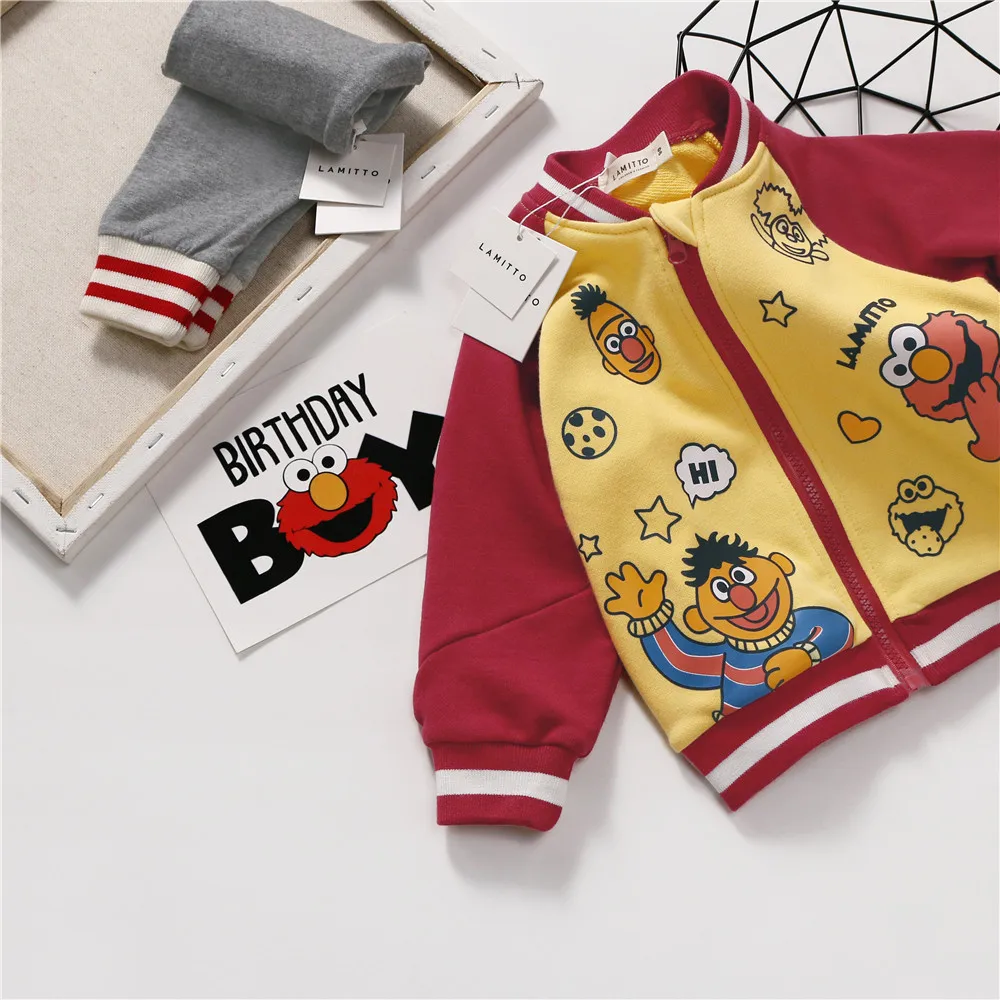 Tonytaobaby/Новая Осенняя детская одежда пальто с героями мультфильмов рубашка на молнии куртка для маленьких мальчиков куртка для маленьких девочек