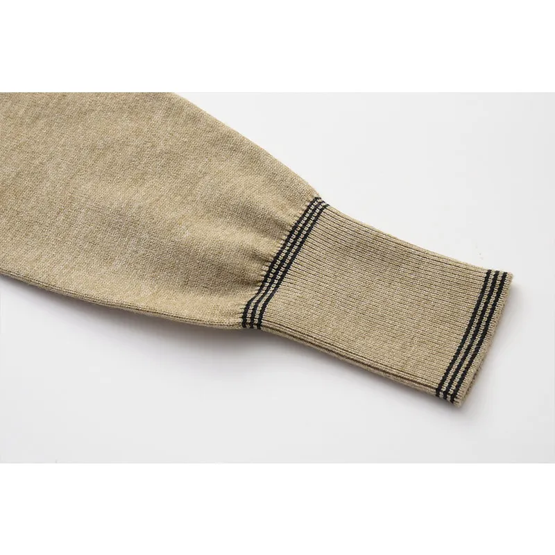 Enjeolon мужские свитера Осень-зима 2020 модные повседневные облегающие вязанные