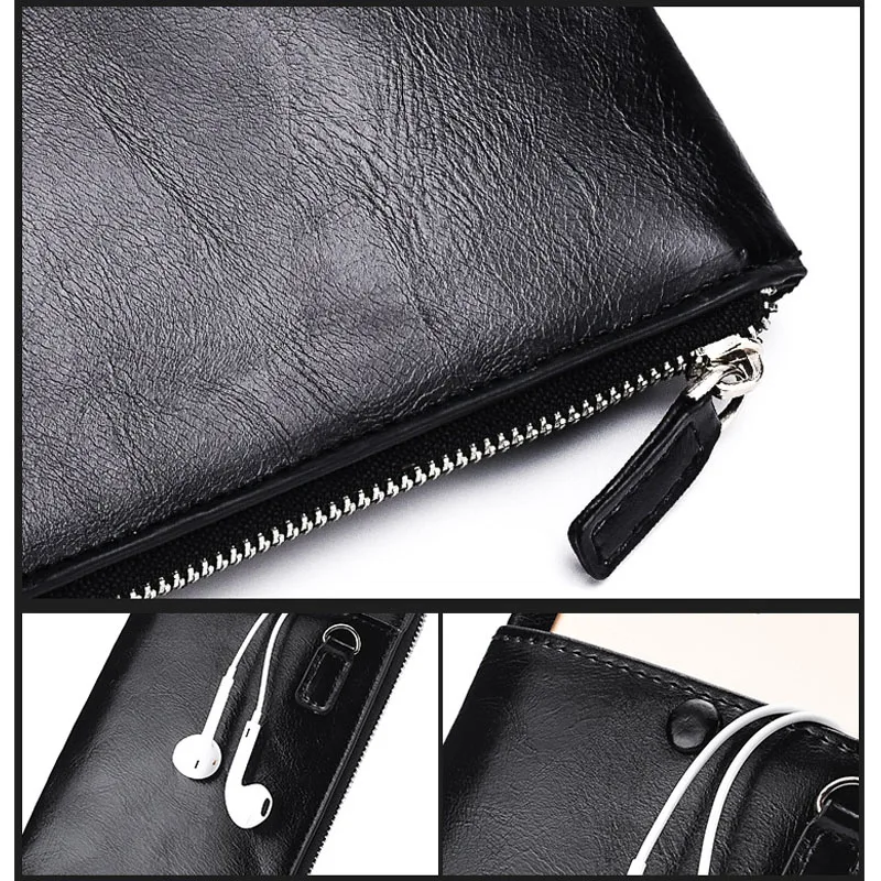 Горячая Распродажа сумка для телефона кожаный клатч-портмоне Длинный кошелек