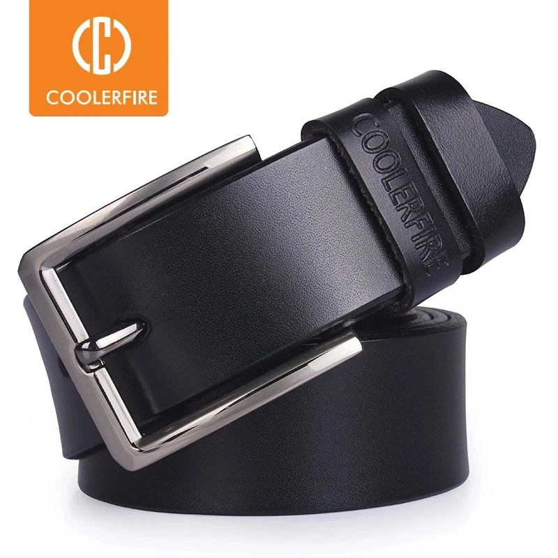 cowhide genuine leather belts for men brand male pin buckle jeans cowboy Mens Belts Luxury Designer High Quality  Leather belt