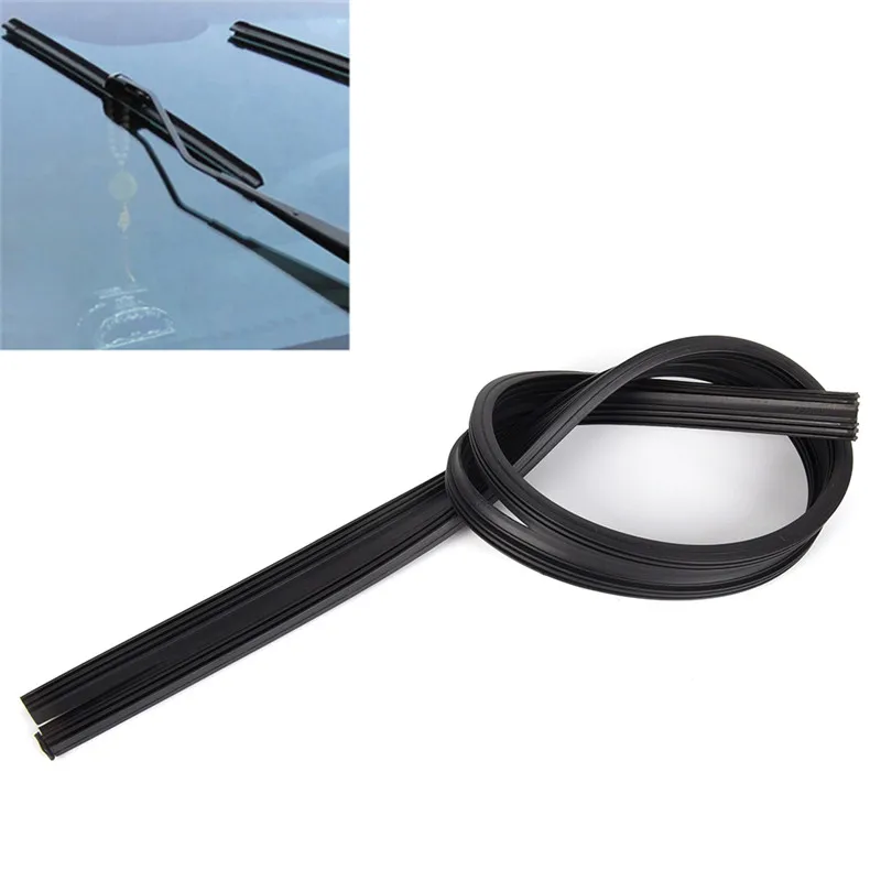 2 шт./лот 24 дюйма силиконовая Щетка стеклоочистителя бескаркасная для лобового
