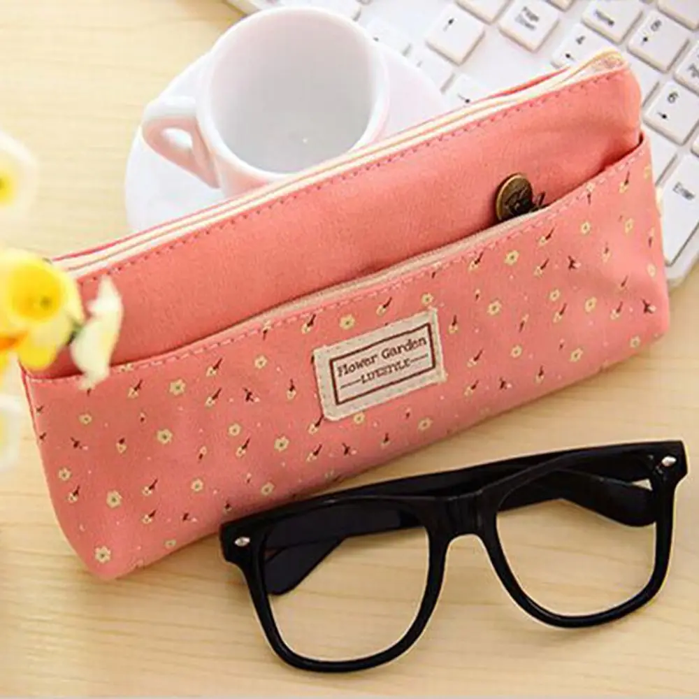 1 шт. сумка для ручки с двойной молнией портативный косметический чехол Kawaii