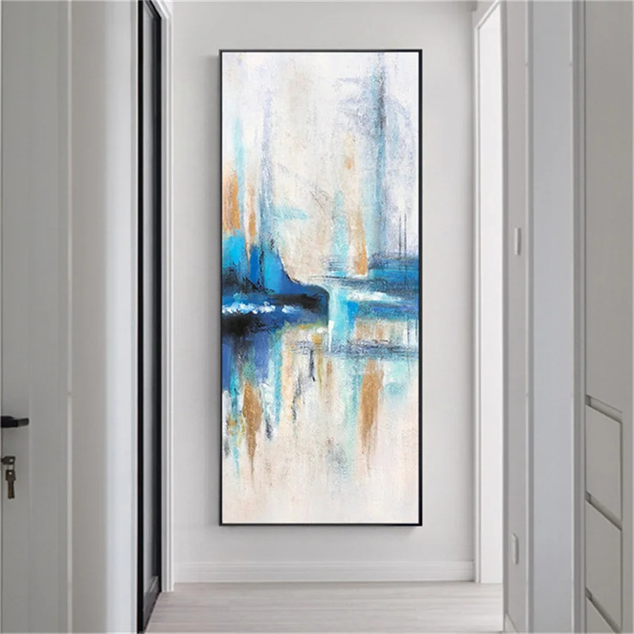 Ручная роспись скандинавская абстрактная живопись большая картина маслом
