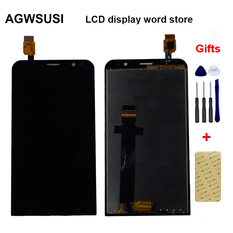 Черный для ASUS Zenfone Go TV ZB551KL X013DB TD LTE ЖК дисплей монитор панель + сенсорный Экран