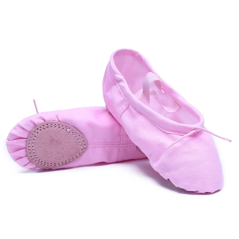 Size15-26cm черные холщовые танцевальные туфли из мягкой коровьей замши танцевальная