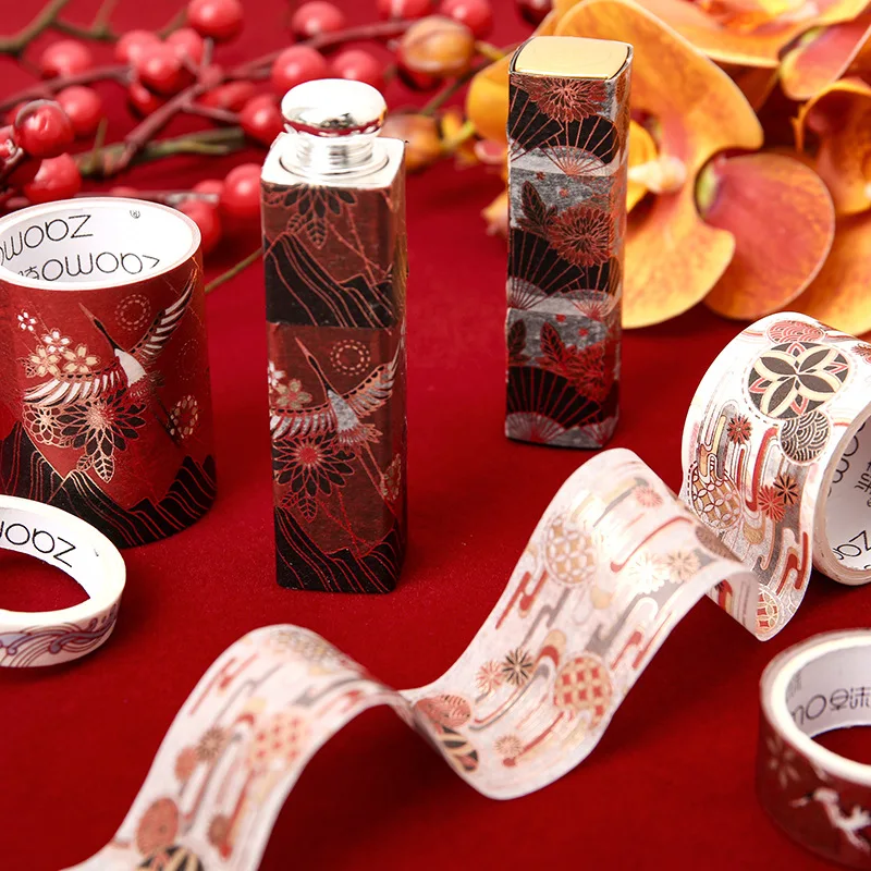 5 наборов Washi-ленты Антикварии DIY Скрапбукинг Школьные принадлежности Наклейка Этикетка Творческое декоративное клейкое Японская канцелярия на.