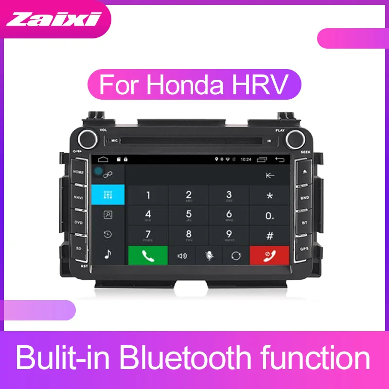 ZaiXi сенсорный экран Android автомобильный аудио для Honda HR-V HRV 2014 ~ 2019 поддержка GPS navi Ipod