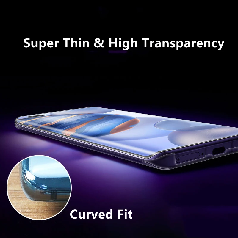 Гидрогелевая пленка для Huawei P50 Pro защита экрана на 360 ° P50pro/P40/P30 изогнутая из ТПУ |