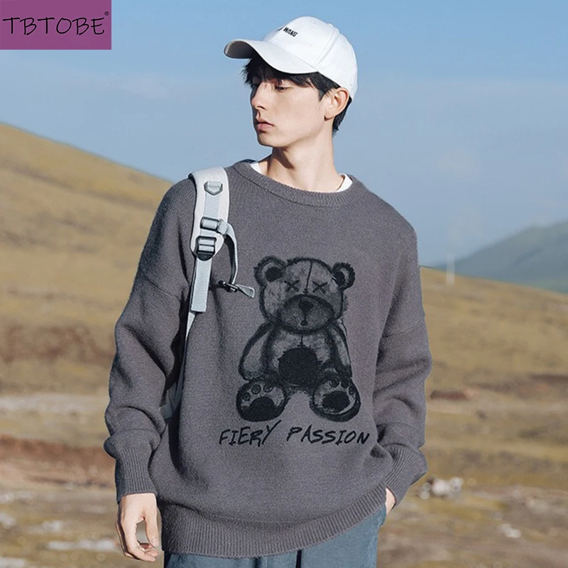 

TB TOBE 2021 Men's Sweater for casual oversized model for unisex young teenager fashion lady pullover With teddy bear clothes