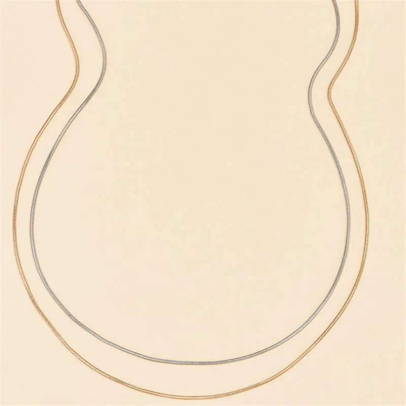 

2021 Jewelry Gifts Women Trendy Double Layer Necklace