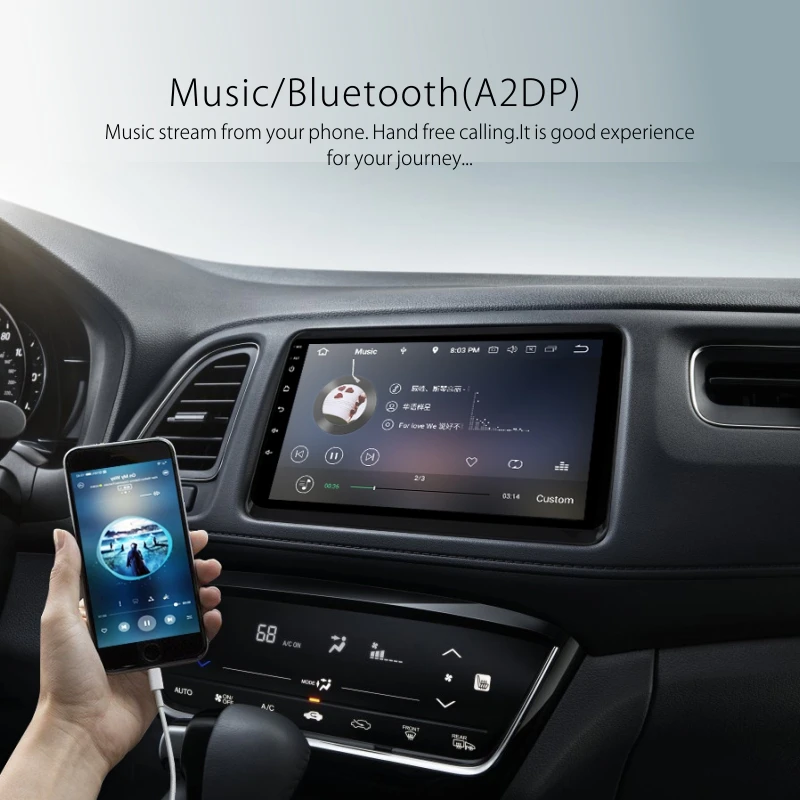Dinpei Android 9 0 автомобильный Радио gps для Honda Vezel HR-V HRV XR-V XRV 2014 2015-2018 MP5 Wifi навигация