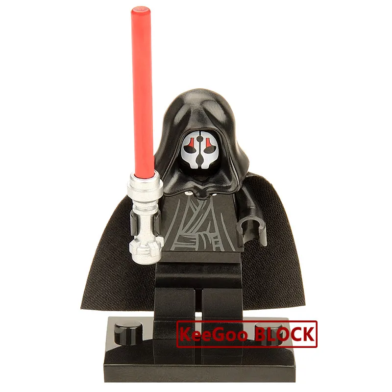 X207 Фигурки из Звездных Войн Leia Han Solo Yoda Luke Sith Lord Darth Vader Maul Revan Dooku Sidious, строительные блоки, кирпичи, игрушки - Цвет: X207