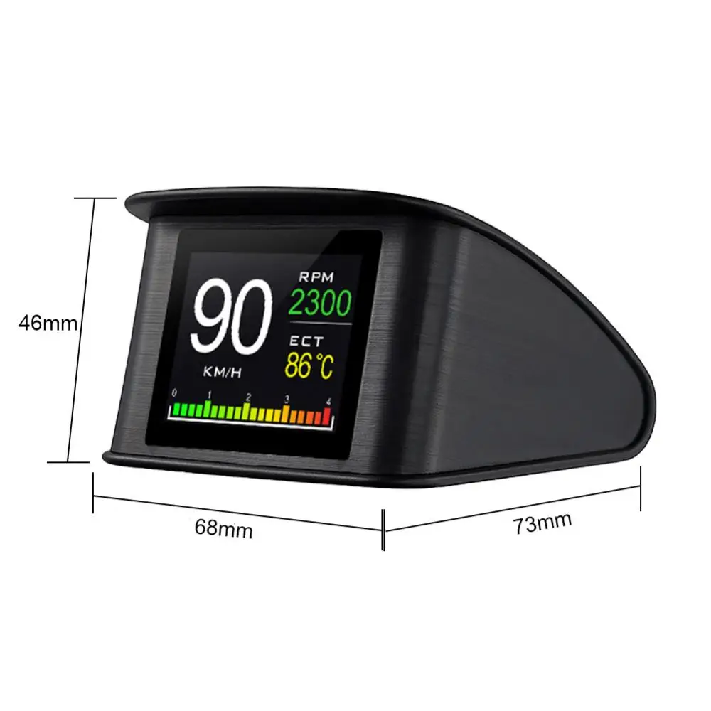 Универсальный ЖК-дисплей P10 Автомобильный цифровой GPS-монитор OBD высокое