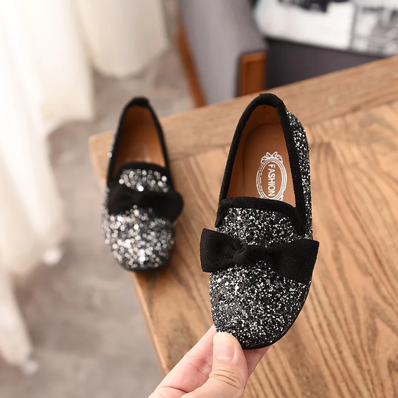 Новинка Весенняя кожаная обувь для девочек детей модная повседневная принцессы