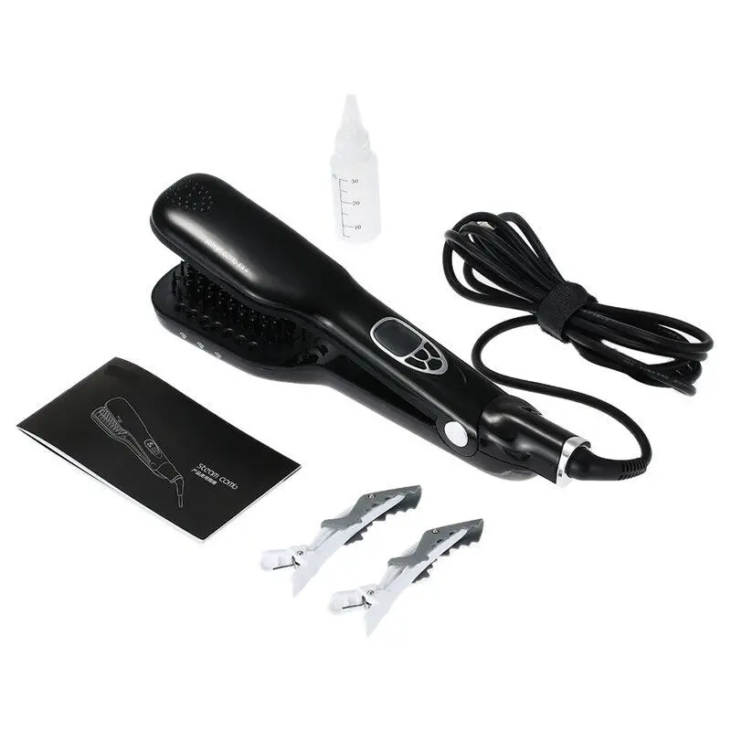 

Щетка для выпрямления волос, расческа с функцией защиты от ожогов, автоматическая блокировка температуры и автоматическое выключение