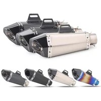 universal motorcycle exhaust muffler pipe for z1000 ninja400 cbr1000 r1 r3 r6 moto escape with db killer for most motorcycle atv