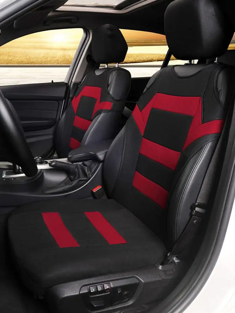 Универсальные чехлы на автомобильные сиденья комплект из 2 предметов сетчатая