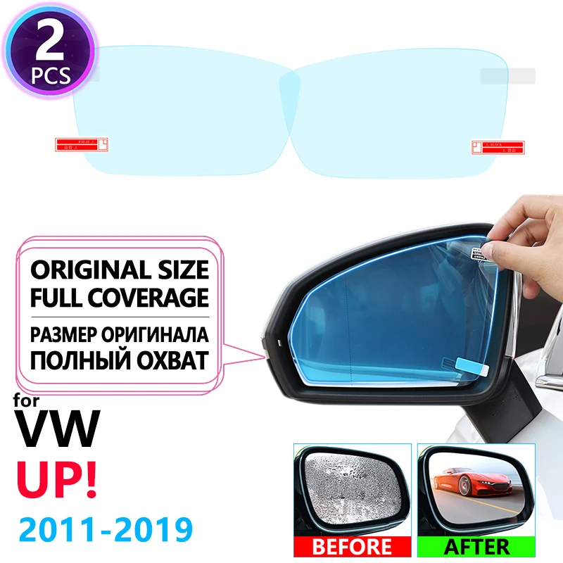 

Полноэкранная противотуманная непромокаемая пленка заднего вида для Volkswagen VW 2011 ~ 2019 2017 2018 автомобильные аксессуары наклейки