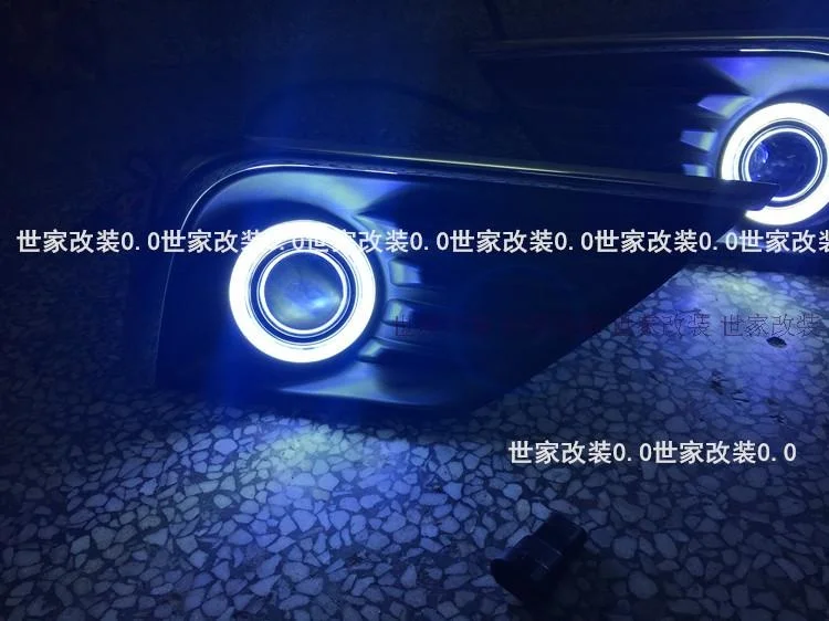 Инновационные светодиодные дневные ходовые огни Eosuns Cob Angel Eye Drl + Галогенные