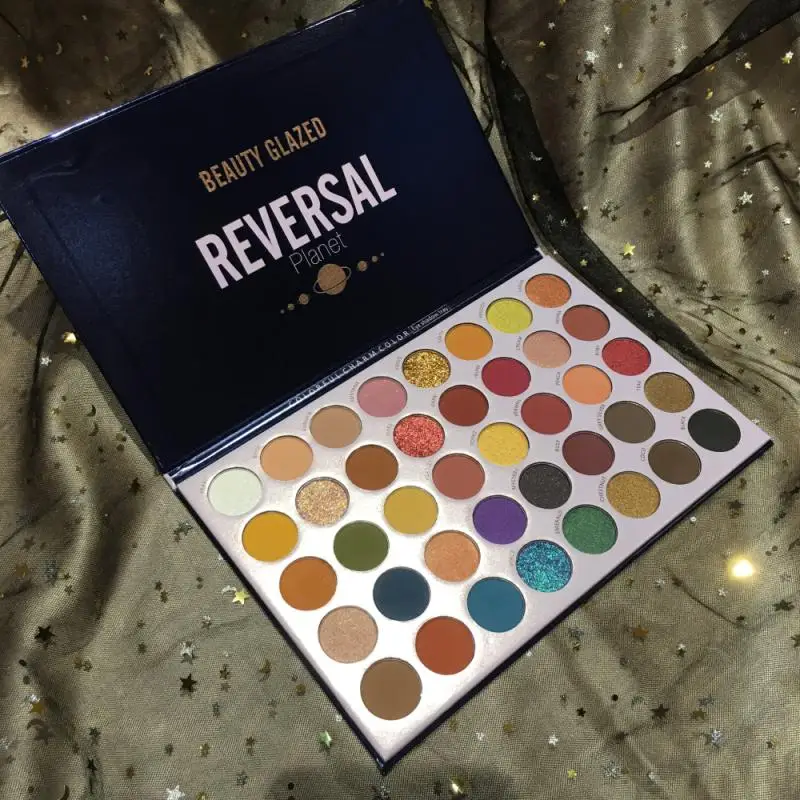 Beauty Glazed 40 оттенков мерцающий матовый макияж тени для век Палитра водостойкие