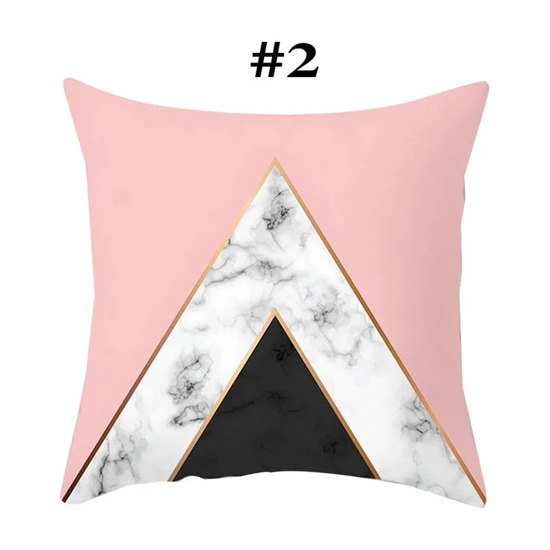 Geometric Printed Pillow Case Cover Square 45cmx45cm Polyester Pillowcase Home Decorative Household Decor For Living Room | Дом и сад